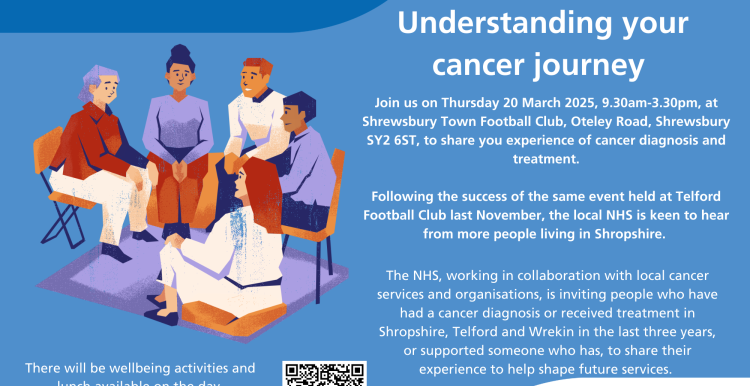 Understanding your cancer journey event poster