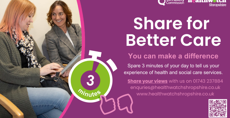 Share for better care poster