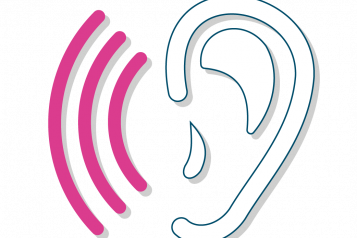 Listening ear graphic