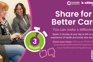 Share for better care poster